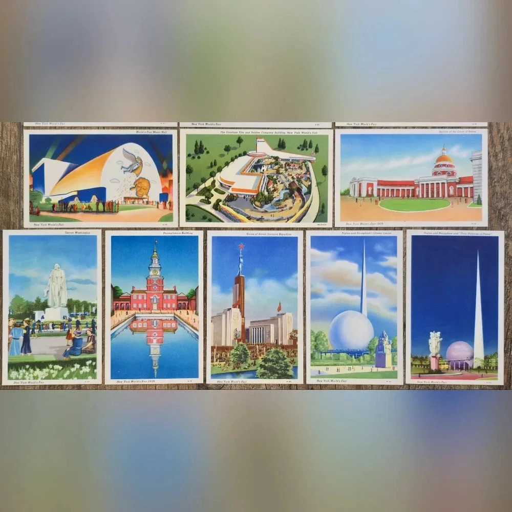 25 Pc. 1939 New York World's Fair Exposition Postcards MINT - Picture 4 of 5